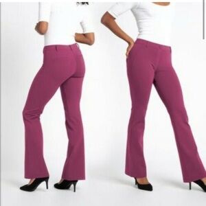 • Betabrand • Women’s Straight Leg Yoga Work Pants
-mPurple Berry / Pink Color S